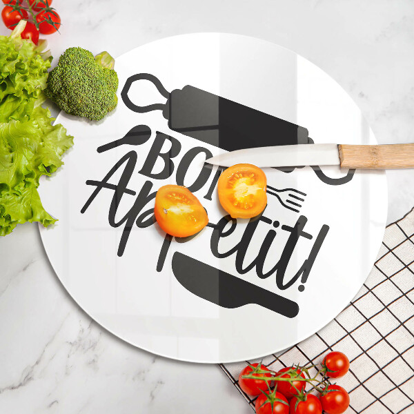 Tocător de bucătărie Inscripție Bon appetit