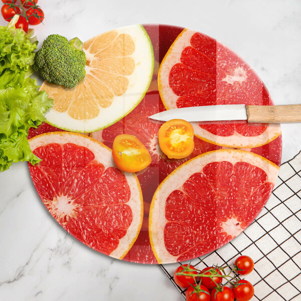 Tocător de bucătărie Felii de grapefruit