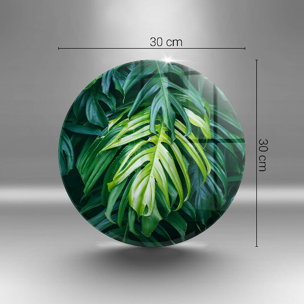 Tocător de bucătărie Frunze de monstera sălbatică