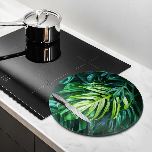 Tocător de bucătărie Frunze de monstera sălbatică