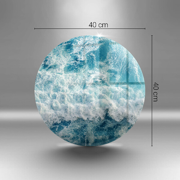 Tocător de bucătărie Valuri de apă de mare