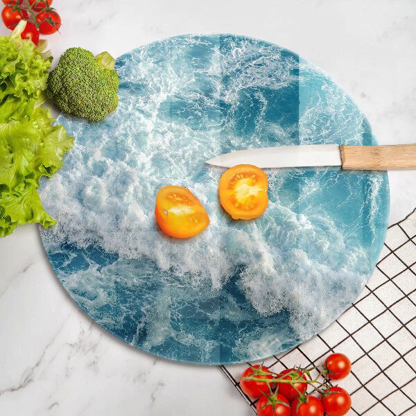 Tocător de bucătărie Valuri de apă de mare