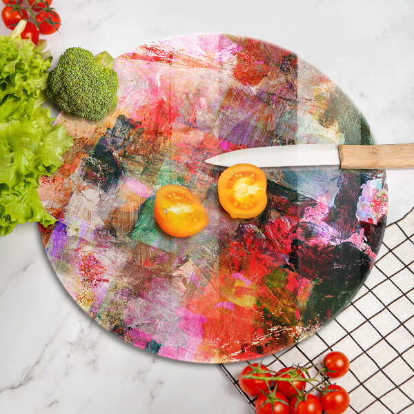 Tocător de bucătărie Abstracția vopselei