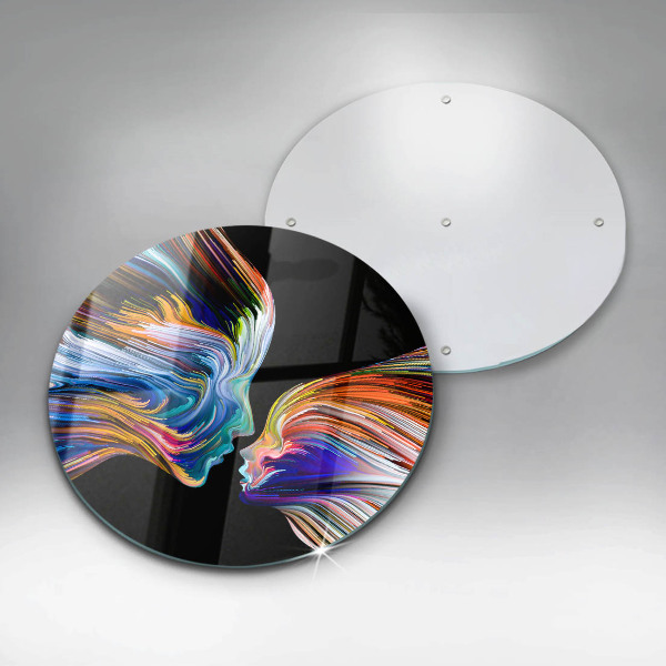 Tocător de bucătărie Sărut abstractie