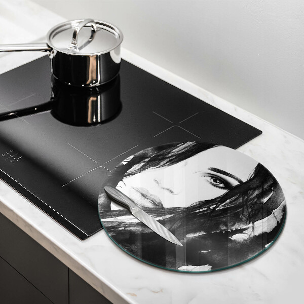 Tocător de bucătărie Chipul de femeie