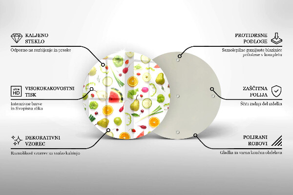 Tocător de bucătărie Model de fructe și legume