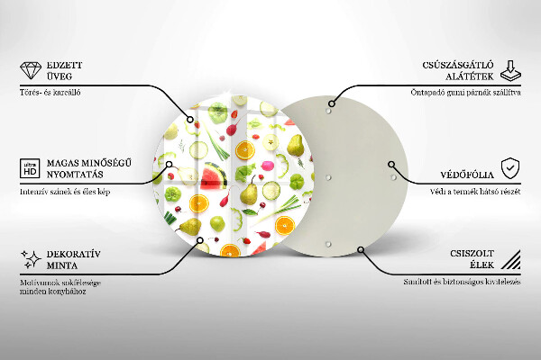 Tocător de bucătărie Model de fructe și legume