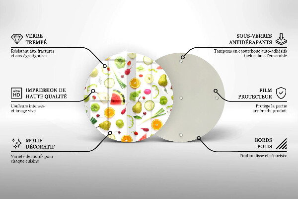 Tocător de bucătărie Model de fructe și legume