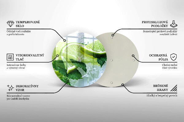 Tocător de bucătărie Lime menta si gheata