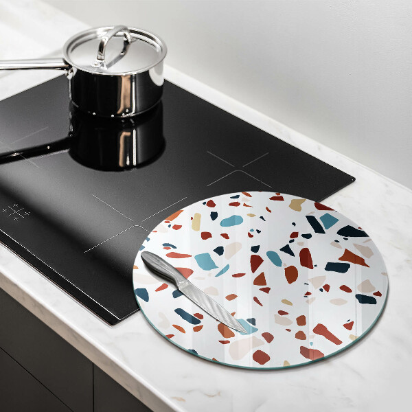 Tocător din sticlă Piatra decorativa