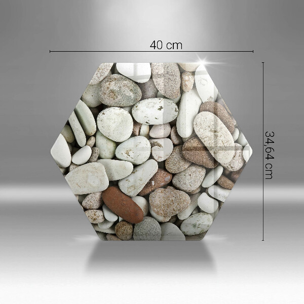 Tocător de bucătărie Fundal cu pietre mici