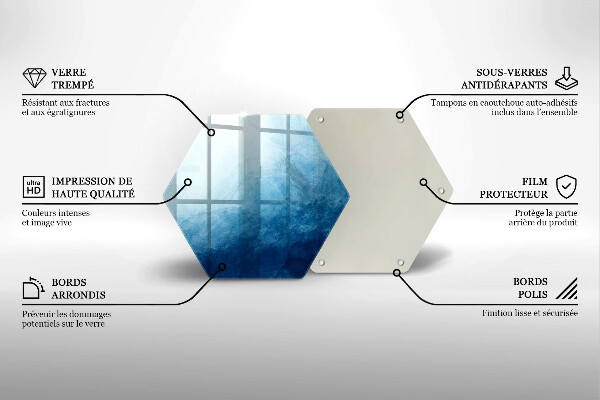 Tocător sticlă Fundal abstract