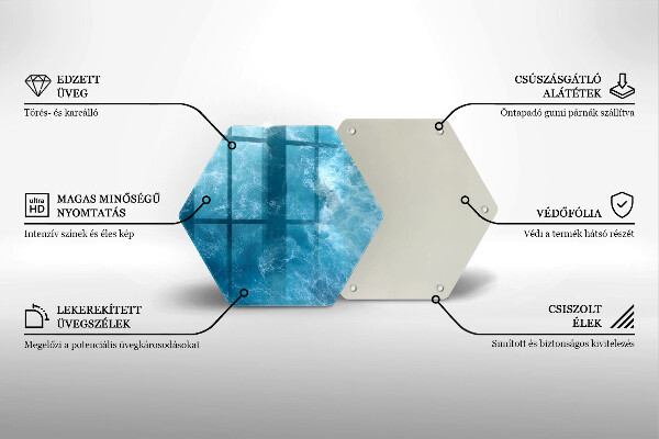 Tocător de bucătărie Apa albastra