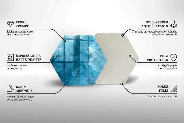 Tocător de bucătărie Apa albastra