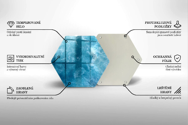 Tocător de bucătărie Apa albastra