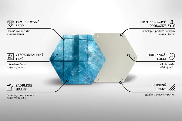 Tocător de bucătărie Apa albastra