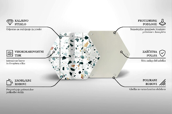 Tocător sticlă Gresie usoara