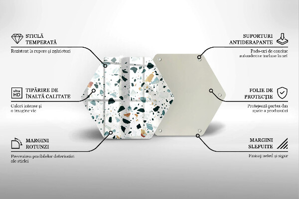 Tocător sticlă Gresie usoara