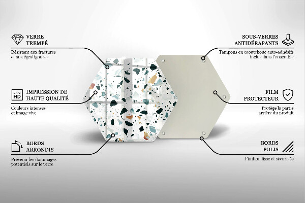 Tocător sticlă Gresie usoara