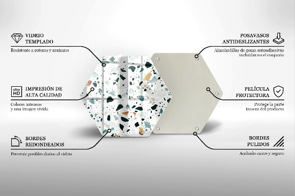 Tocător sticlă Gresie usoara