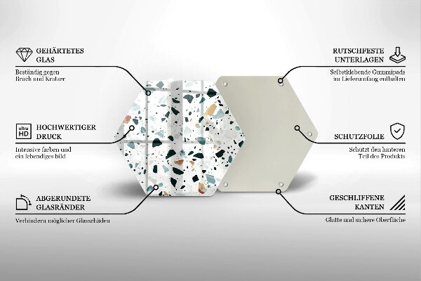 Tocător sticlă Gresie usoara