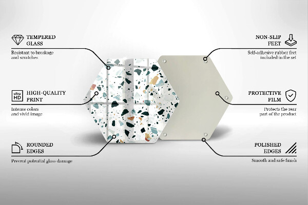 Tocător sticlă Gresie usoara