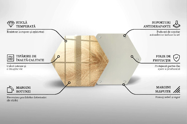 Tocător sticlă Vacanță pe plajă cu nisip