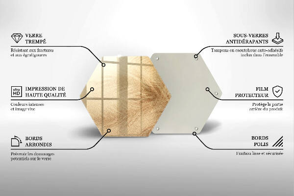 Tocător sticlă Vacanță pe plajă cu nisip