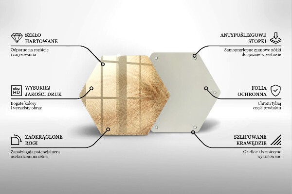 Tocător sticlă Vacanță pe plajă cu nisip