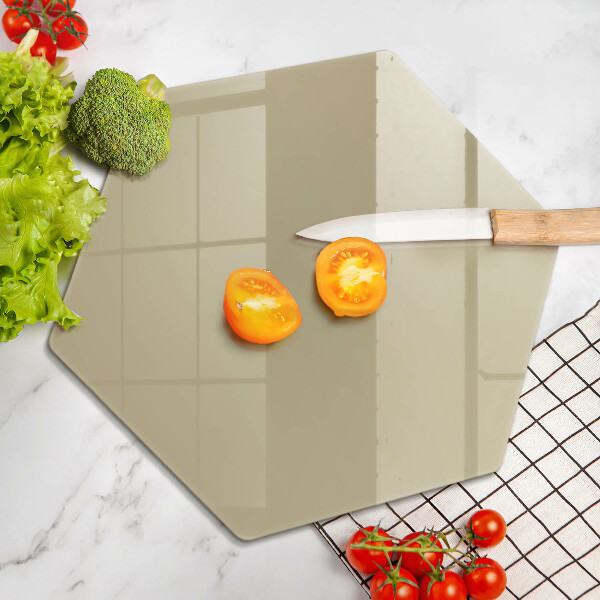 Tocător din sticlă Culoare bej