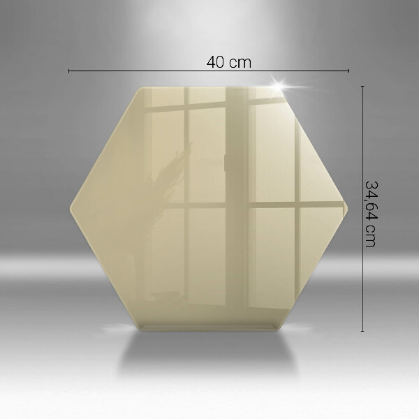 Tocător din sticlă Culoare bej