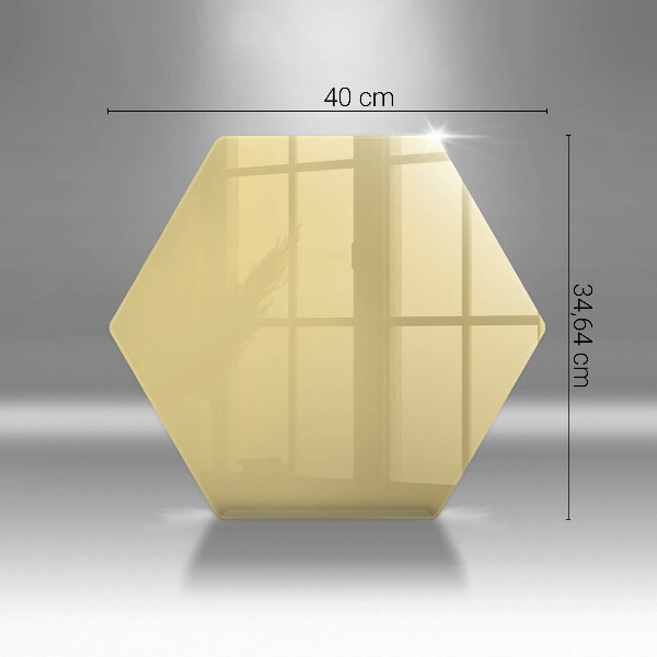 Tocător din sticlă Galben