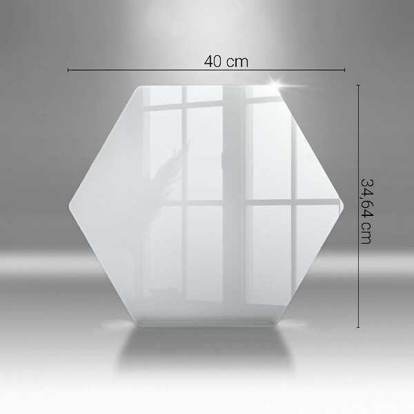 Tocător din sticlă culoare alba