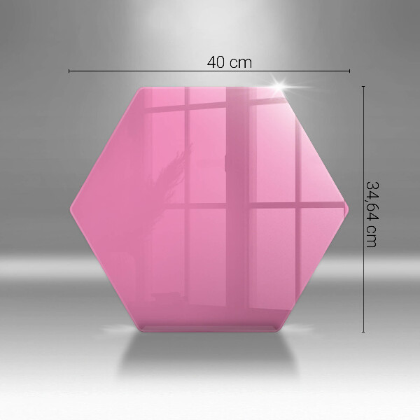 Tocător din sticlă Culoarea roz