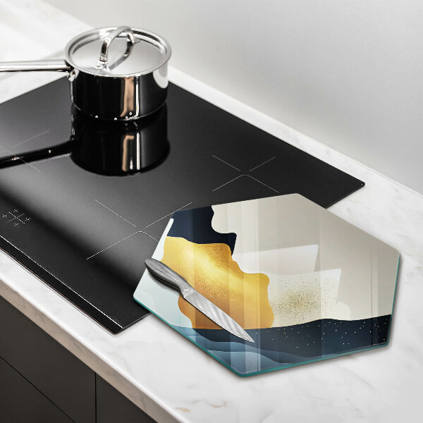 Tocător sticlă Munți abstracti