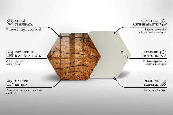 Tocător de bucătărie Textura placă de lemn