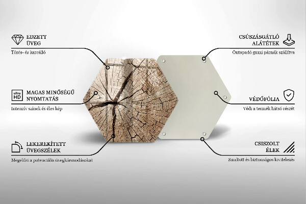 Tocător de bucătărie Secțiune transversală a unui copac