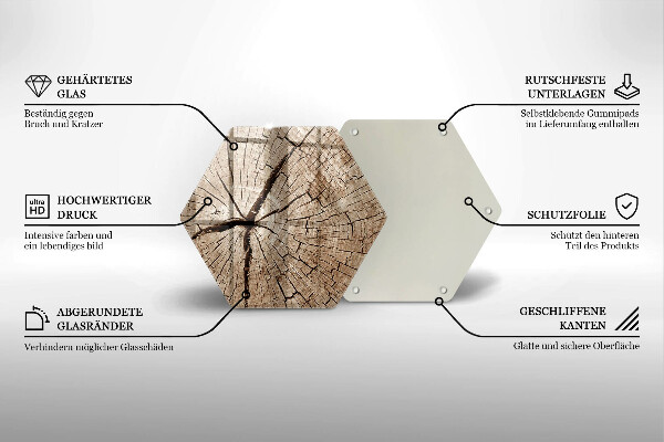 Tocător de bucătărie Secțiune transversală a unui copac