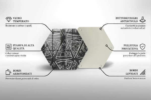 Tocător de bucătărie Ilustrație de pizza