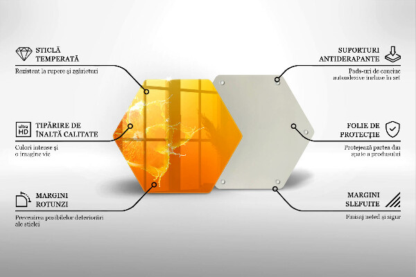 Tocător de bucătărie Fructe portocale suculente