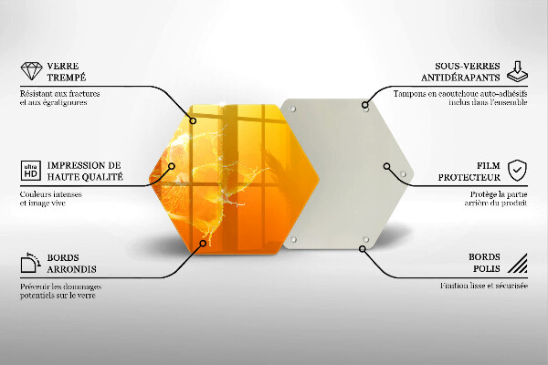 Tocător de bucătărie Fructe portocale suculente