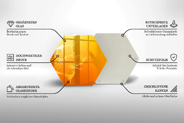 Tocător de bucătărie Fructe portocale suculente