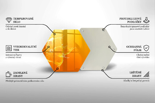 Tocător de bucătărie Fructe portocale suculente