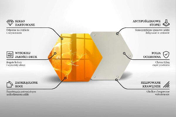 Tocător de bucătărie Fructe portocale suculente