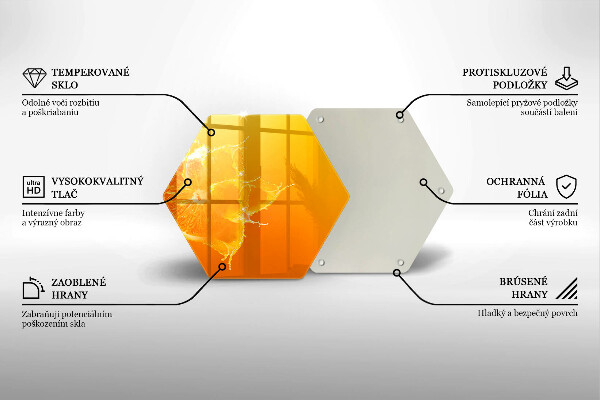 Tocător de bucătărie Fructe portocale suculente