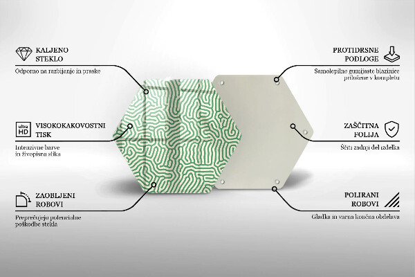 Tocător de bucătărie Linii abstracte