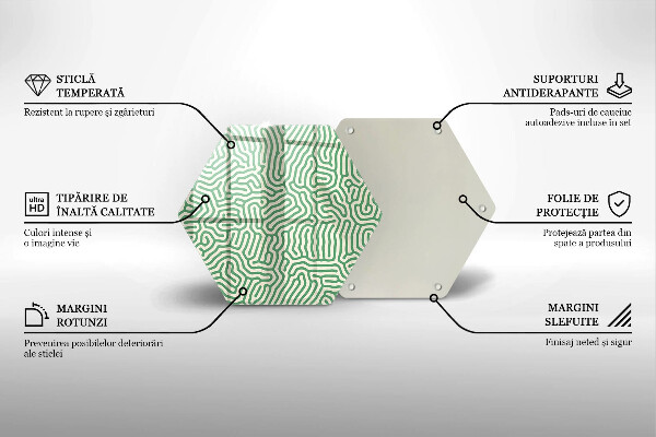 Tocător de bucătărie Linii abstracte