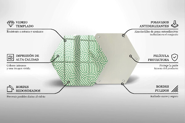 Tocător de bucătărie Linii abstracte