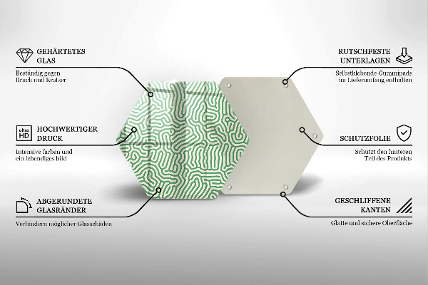 Tocător de bucătărie Linii abstracte
