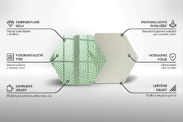 Tocător de bucătărie Linii abstracte